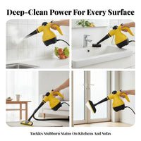 Handheld Steam Cleaner High-Temperature Pistol Grip Steam Cleaner Surface Steamer Trigger Control