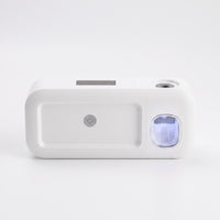 Rechargeable Toothbrush Sanitizer with Slots Cordless Wall Toothbrush Holder Compact Bathroom Organizer Hygienic for Apartment