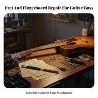 High Precision Guitar Fret Polishing Tool Ergonomic Handle Fretboard Sanding Stick Long-Lasting for DIY Hobbyists, Music Workshop