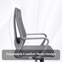 Ergonomic Design Reclining Desk Chair with Footrest Adjustable Height Office Furniture Longperiod Comfort Breathable Mesh spine for Remote Workers, Students, video game enthusiasts, Study Room, Studying, Bedroom