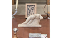 Luxury Design Abstract Figure Sculpture Vintage Look Female Form Sculpture Artistic Design Nude Body Statue Art Collector Gift for Study, Desk, Bookshelf