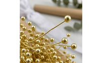 50 Pieces Bead Sprig 24 Cm Pearl Floral Pick DIY Decoration Beaded Stem Spray