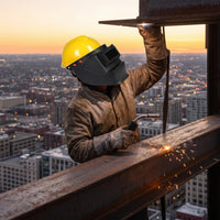 Welding Helmet with Safety Hard Hat for High-Altitude Arc Welding, Full Face Lightweight