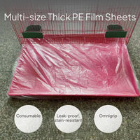 Thick Disposable Plastic Pet Enclosure Tray Liners