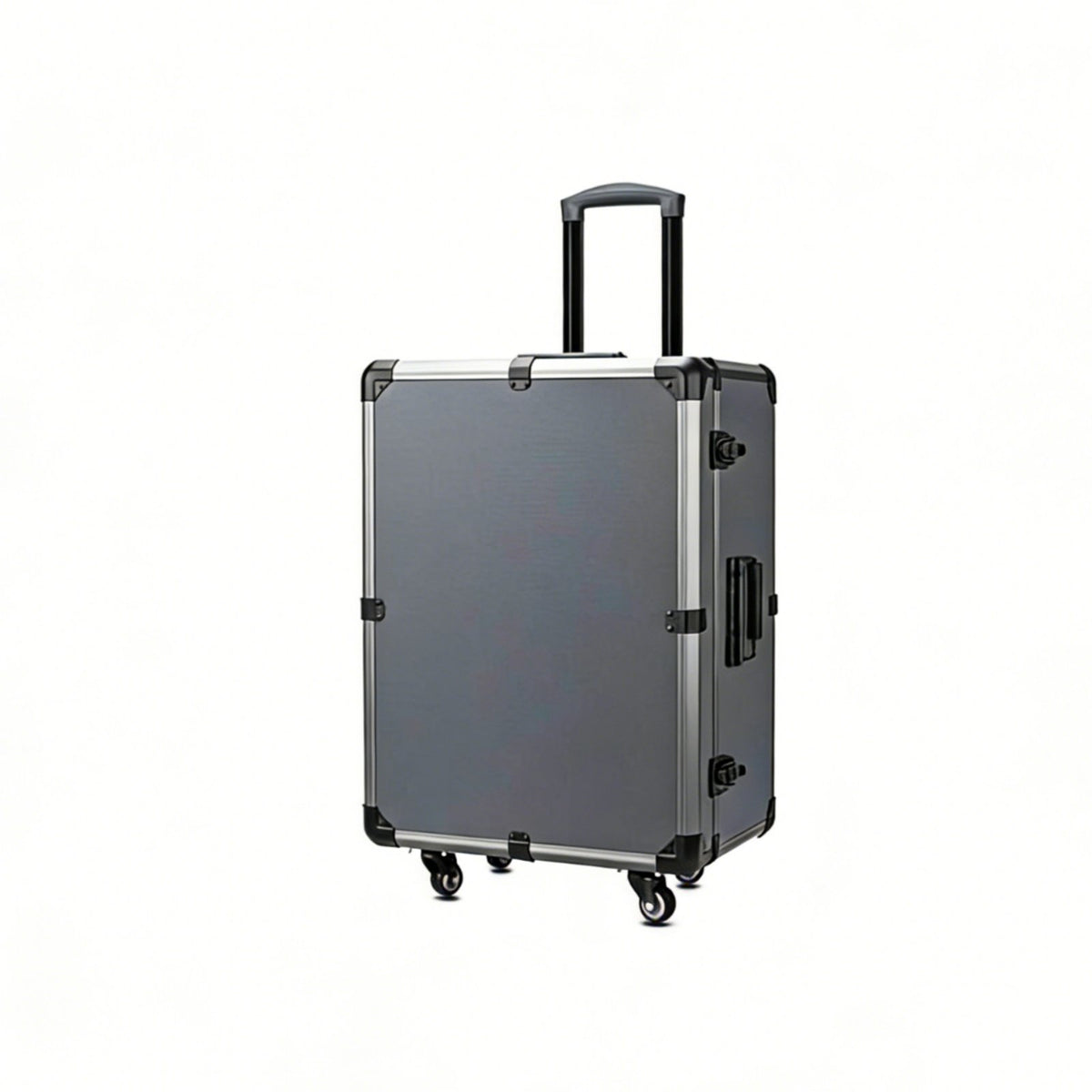 Telescopic Handle Rolling Tool Box Sturdy Wheels Equipment Case Reinforced Corners Portable Storage Large Capacity for Professionals, DIY Enthusiasts, Job Sites, Jobsite, Workshop, on-Site Service