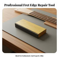 Protects Fretboard Guitar Fret Beveling File Professional Grade Fret End Beveling File High Carbon Steel for Luthiers, Repair Shop, Workshop