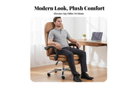 Highsupport Support Reclining Desk Chair with Footrest Adjustable Recline Office Furniture Ergonomic Design rotating Seat Padded Armrests for managerials, Remote Workers, Pet Owners, resting, Study Room, Relaxing, Gaming Setup