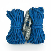 Knot-Knotless Guy Line Tensioner Multi-Purpose Rope Tightener Single-Handed-Handed Adjustment Knotless Rope Fastener Wear-Resistant for Campers, Hikers