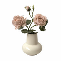 Round Belly Vase Sturdy Home Decoration Waterproof for Tabletop