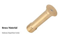 Adjustable Spray Pattern Bell-Shaped Fountain Nozzle Quiet Operation Brass Fountain Nozzle Long-Lasting for Garden, Courtyard