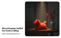 Chinese New Year Horse Soft Toy Auspicious Design Year of the Horse Soft Toy Soft Material Proceed Ld Features for Collectors