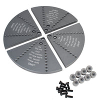 Centrifugal Grip Aluminum Lathe Chuck Corrosion-Resistant Bowl Turning Chuck Long-Lasting Woodworking Tool Compatible for Turners, Woodworkers