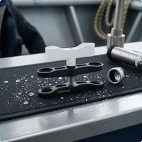 Aluminum Alloy Diving Photo Clamp Extended Coiled-Loaded Clamp Two-Tone Tool Hardware Multi Purpose for Underwater Photography