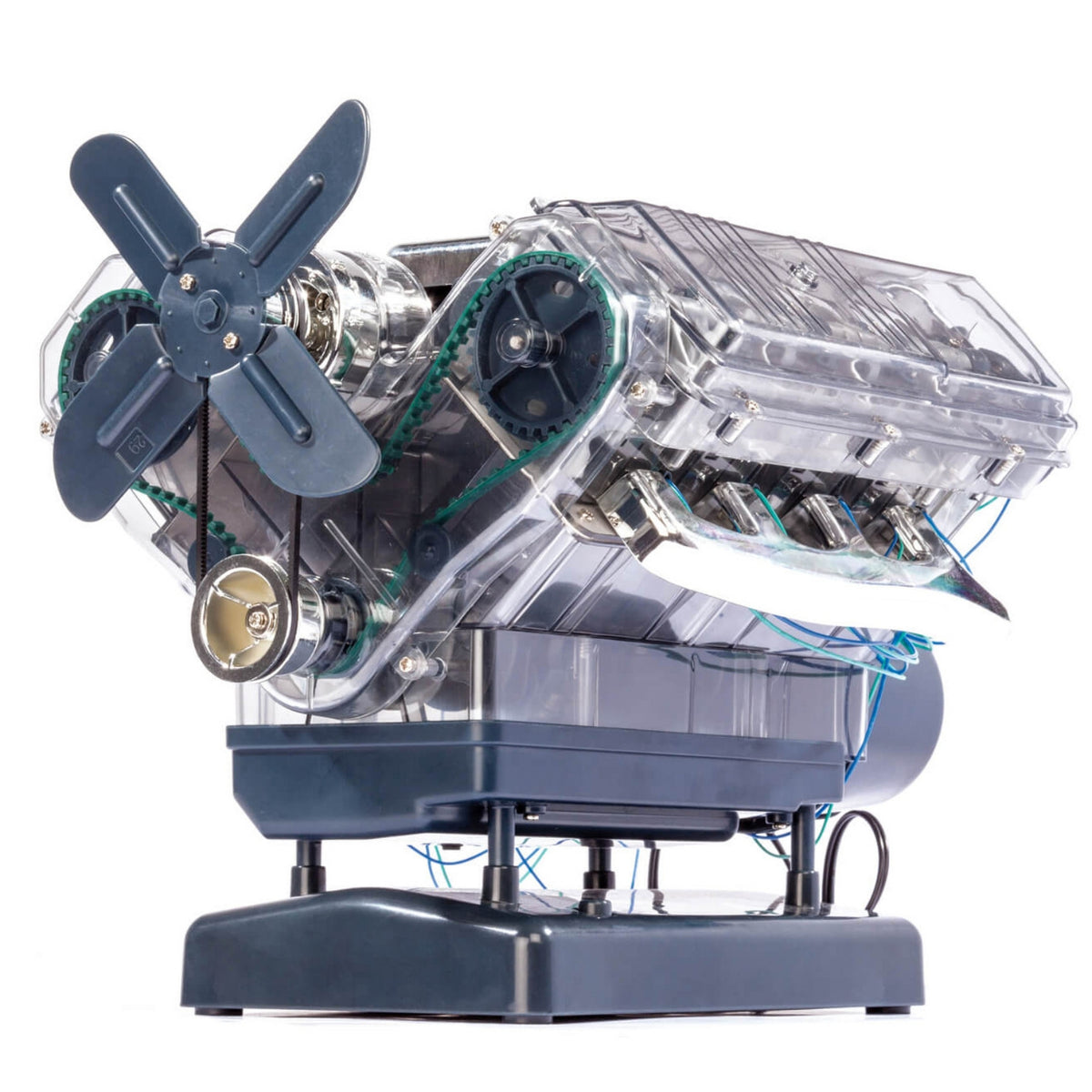 V8 Engine Model Kit Desktop Mini V8 Engine Kit STEM for Classroom, Adults, Teens