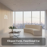 curved Shape Curved interchangeable Bench Flexible Combination Reception Seating Modern Aesthetic Lounge Sofa long-lasting Upholstery for Interior Designers, Office Managers, Business Owners, Lobby, Waiting Room, Shopping Mall