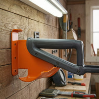 Heavy Duty Chainsaw Holder Orange Chainsaw Hanger Compact Sturdy for Homeowners, Gardeners