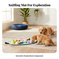 Dog Snuffle Mat Slows Down Eating Pet Snuffle Mat Brain Game for Indoor