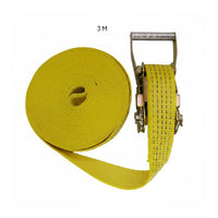 Long-Lasting Ratchet Tie-down Strap High-Strength Polyester Ratchet Lashing Belt Reinforced Stitching for Movers, Trailers, Transport