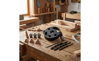 Vertical Drilling Drill Positioning Jig Adjustable Furniture Drill Guide Precision Wood Board Jig Anodized for Woodworkers