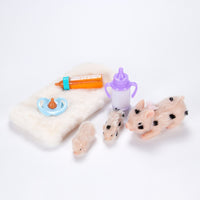 Pig Feeding Playset Pretend Play Pig Toy Set Themed Accessories Mini Piglet Figures