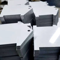 0.8MM双面DIY热升华圣诞挂件空白热转印圣诞挂件热转印金属挂件