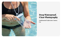 Contact-Sensitive Sensitive Waterproof Phone Pouch High Clarity Underwater Phone Case HD Photography for Swimmers, Boaters, Swimming, Beach