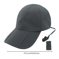 Waterproof Sun Hat UPF 50+ Fishing Cap Easy to Clean for Travel