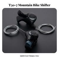 3x7 Speed Bike Gear Selector S Precise Gear Selector Ing 3x7 Gear Selector Set Cycle Thumb Gear Selector Pair Long-Lasting