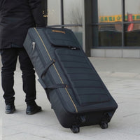 Padded Keyboard Gig Bag with Backpack Straps Sturdy 61-Key Keyboard Bag Shielding Portable for Musicians, Rehearsals