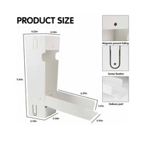 Rainwater Diverter with Outlet Spout Rectangular Downspout Diverter Hardware for Backyard