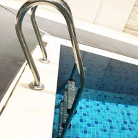 In-Ground Pool Ladder Embedded Stainless Steel Pool Ladder Anti-Slip for Backyard Pools
