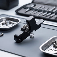Extruder Lever with Wheel Aluminum Extruder Handle with Spring Printer Part Compact for Makers, 3D Printing