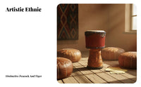 Handmade Goblet Drum Handmade Percussion Instrument Professional Grade Authentic Sound for Musicians, Music Enthusiasts, Beginners, Live Performances, Recording Studios, Outdoor Gathebands, Home Decoration