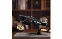 F6F Model Collector Quality Fighter Aircraft Model with Stand Display for Shelves, Desk