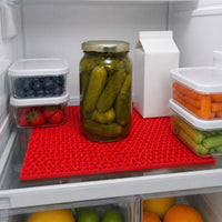Refrigerator Freezer Shelf Liner Mat Non-Slip Drain Pad for Cold Storage Display Cabinets