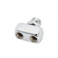 Low-Pressure Splitter Adapter Standard 9/16-18 Thread Dive Regulator Splitter Threaded Regulator Connector Plated Metal Finish