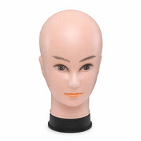 Hard Plastic Hat Display Head Black Base Mannequin Head Smooth Finish Display Bust Odorless