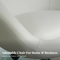 360-Degree Swivel Adjustable Pedestal Barstool Padded Seat Adjustable Crescent Back Stool Comfortable Backrest Bar Chair Modern Design for Salon Professionals, Business Owners, Reception Area, Cafe, Commercial Counter, Kitchen Island