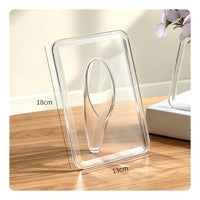 Frame Vase Modern Clear Acrylic Vase Flower Arrangement Holder Contemporary Unique for Minimalists, Desk, Living Room