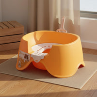 Semi-Enclosed Waste Receptacle Easy to Clean Spill-Resistant Cat Potty Pet Supplies for Cats