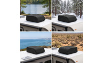 Waterproof RV Rooftop Air Conditioner Cover All-Season Recreational Vehicle Air Conditioning Cover with Storage Bag Windproof Dustproof for Campers