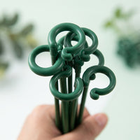 Indoor Plants and Outdoor Plants Support, Single 58cm Rod Sturdy Garden Stakes, 3mm Diameter Plant Sticks, Stakes for Tall Potted Plants Only