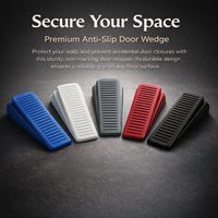 Heavy Duty Anti- Wedge Stopper, Door with Holder for Home, for Exterior and Doorway, Modern for Homeowners