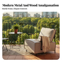 Minimalist Design Cushioned frameFrame Armchair Italian Inspired Metal Frame suspension Chair Modern aesthetic Lounge Seat Comfortable Cushioning for Homeowners, Adults, Living Room, Balcony, perusing alcove, Home Office
