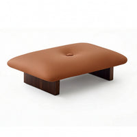 Slim-Line Upholstered Stool Compact Padded Footrest Multifunctional Shoe-Changing Stool Minimalist for Entryway