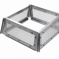 Campfire Stand Wind Shield Stainless Steel Foldable Portable