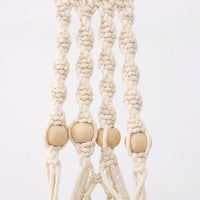 Macrame Plant Hanger, Handwoven Plant Hanger from Natural Fiber Rope, 85cm Long, for Indoor & Outdoor, Garden & Balcony, Nordic Style