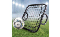 Goalkeeper Training Rebounder Dual Handle Handheld Soccer Rebounder 50x50 Cm Handheld Return Net for Goalkeepers, Athletes