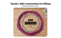 Cycle Brake and Gear Changer Wire Set Effortless Functioning Cycle Brake and Gear Changer Wire Kit Wear Resistant Pre-Lubricated
