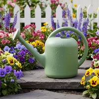 Gentle Watering Can with Sprinkler Head Sturdy Watering Can with Long Spout Molded Vessel Compact for Plant Lovers, Home, Greenhouse
